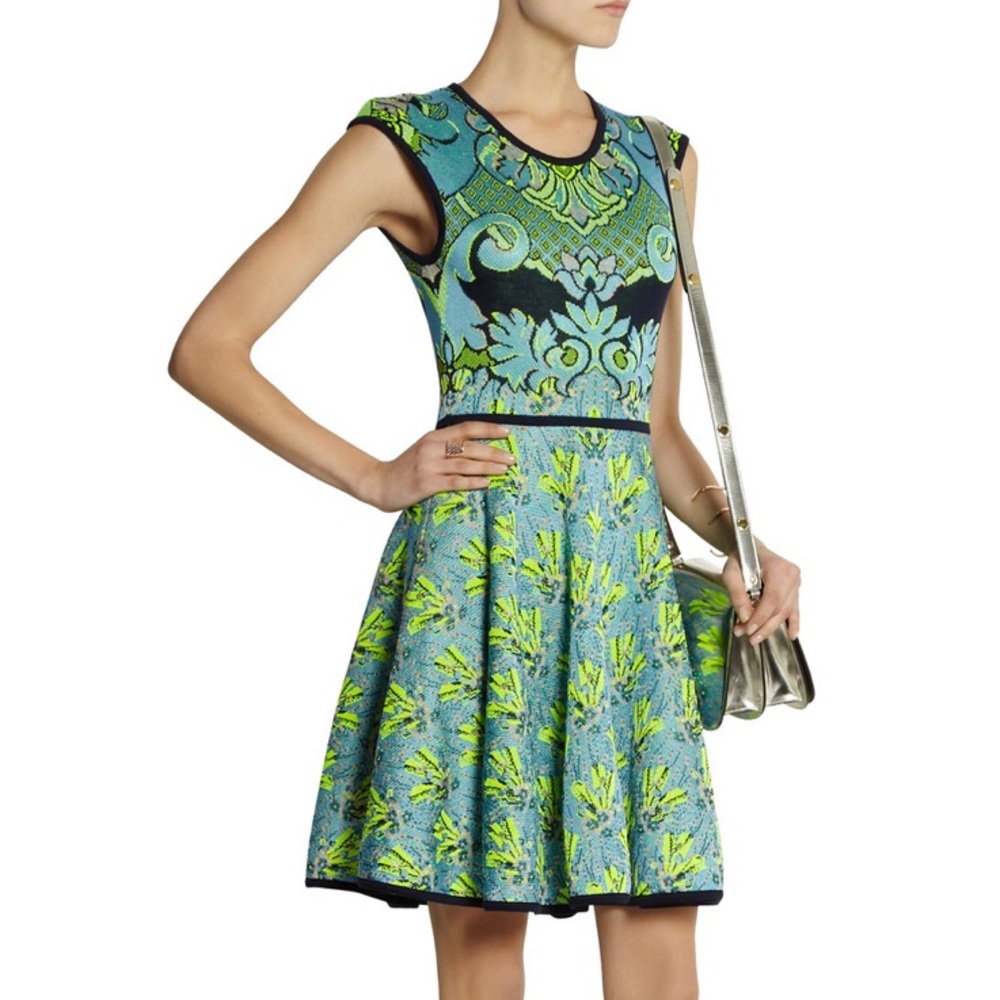 Mary Katrantzou Intarsia Knit Dress - sold out everywhere!  EUC!